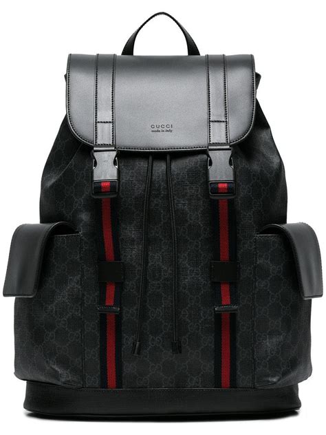 black gucci zip backpack|Gucci backpacks bootleg.